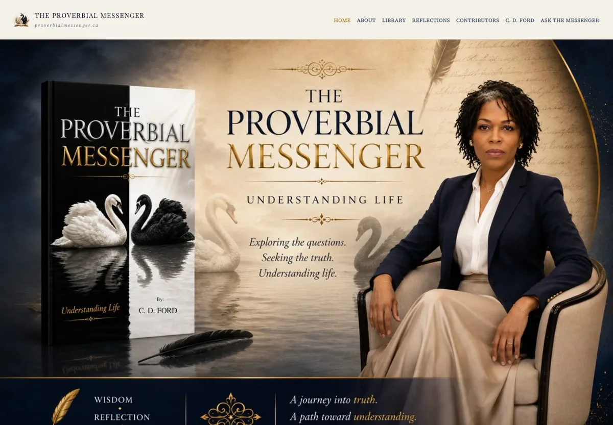 The Proverbial Messenger website featuring C. D. Ford and Understanding Life